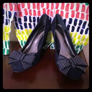 Navy Wedge Heels, Sz 7 Bundle for Savings